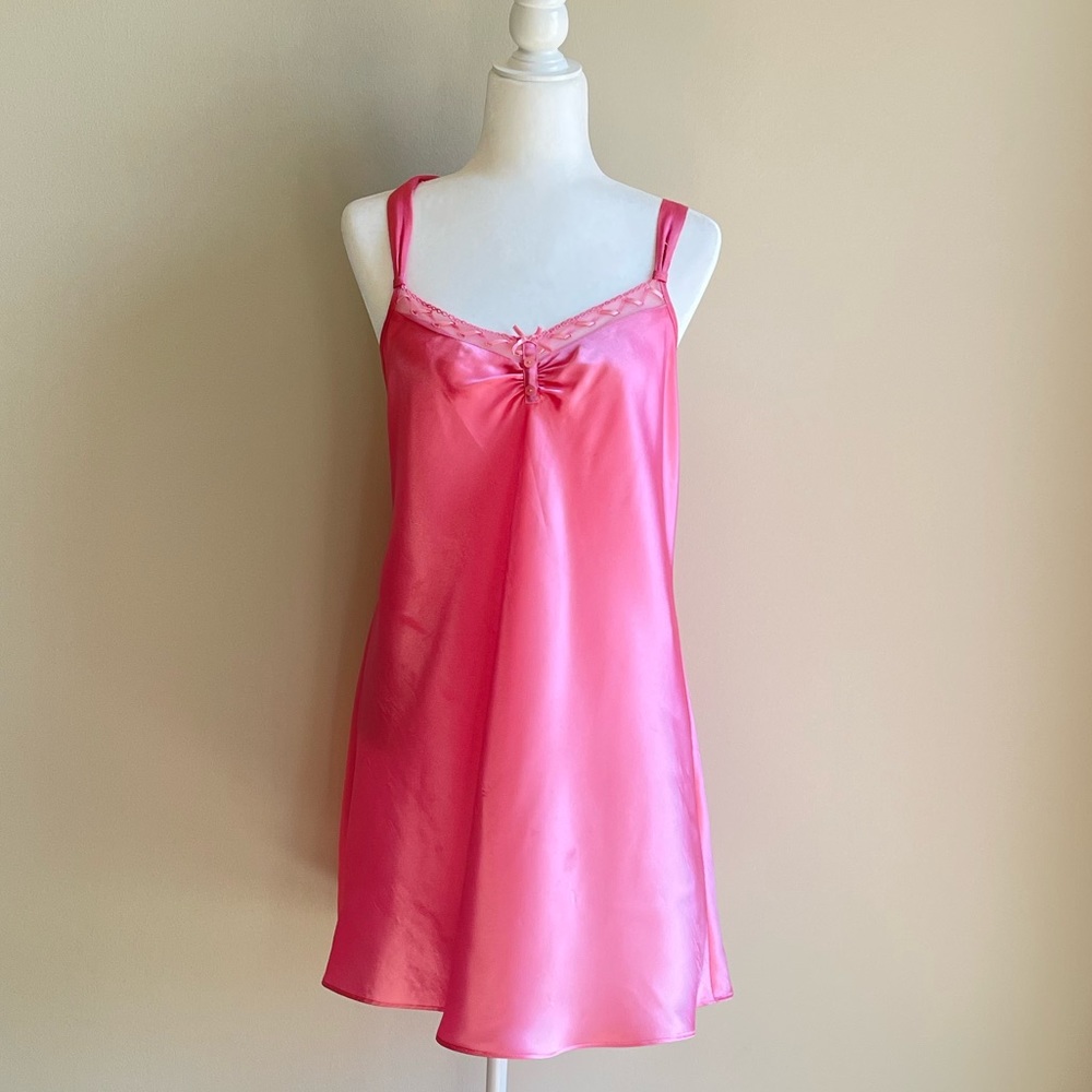 Morgan Taylor Satin Chemise Gown